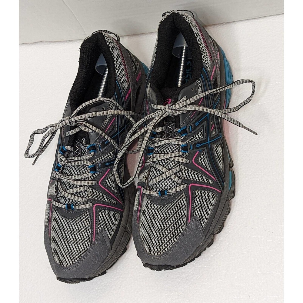 Asics Gel-Kahana 8 Womens Size 8.5 T6L5N Trail Running Shoes Gray Blue Pink